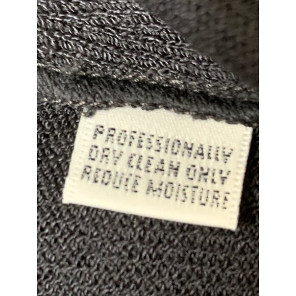 VTG St John Evening Black & Gold Bead Crop Cardigan Size 6 RAA10413 EUC - Picture 7 of 9